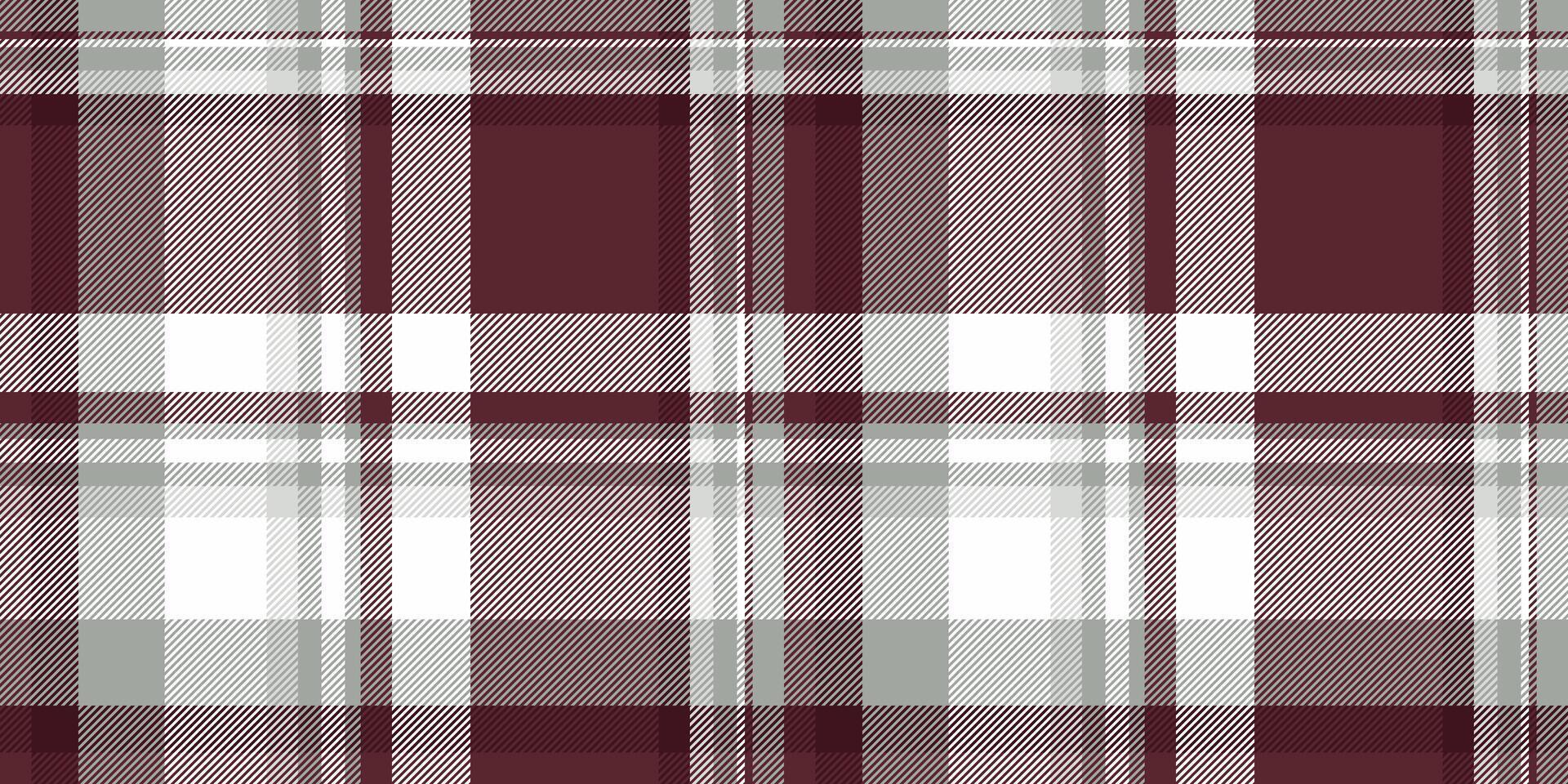 Elegant maroon, white, and gray plaid pattern. Perfect for textile design, apparel, home decor, or website backgrounds. vector