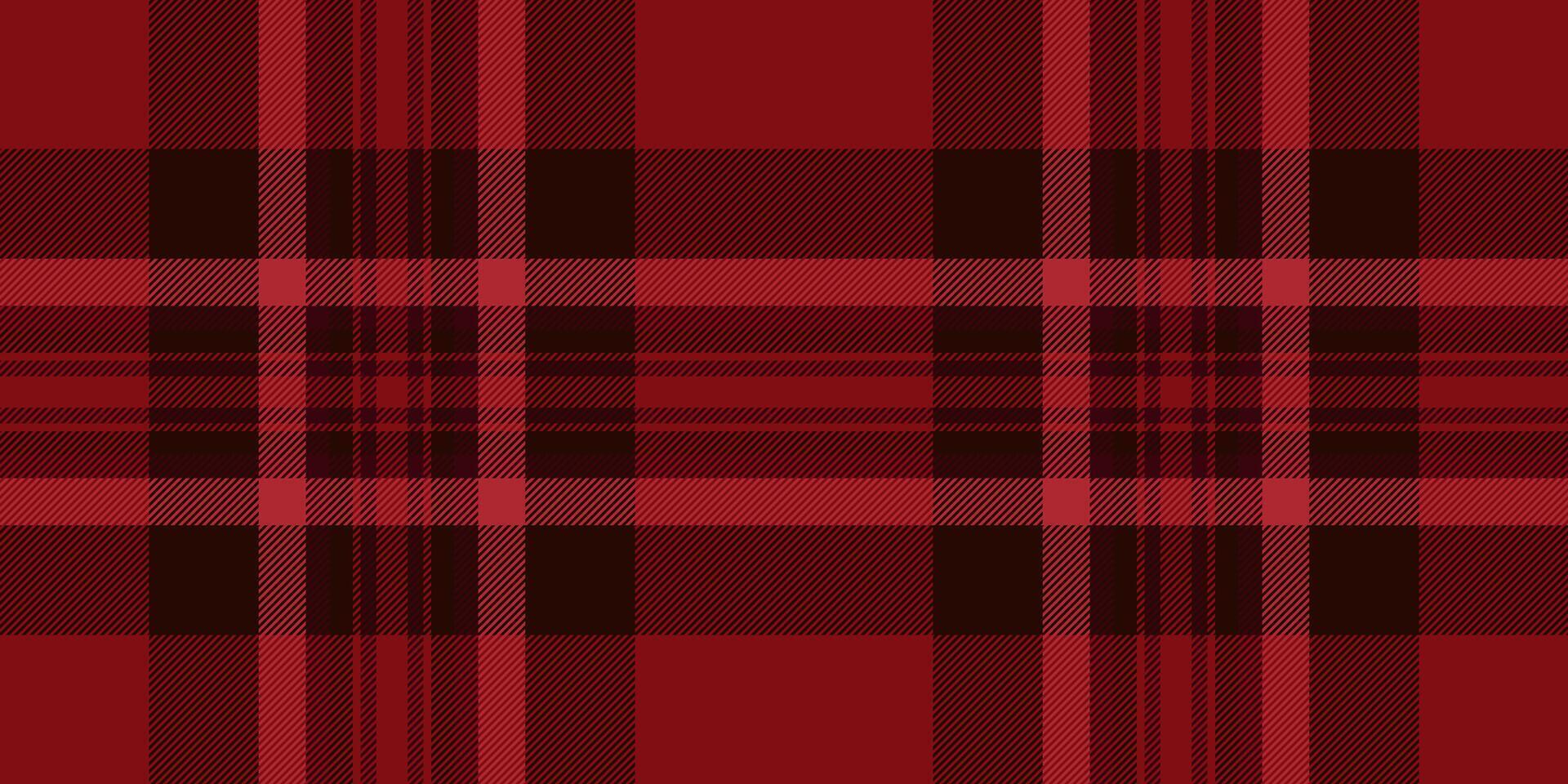 Elegant red and black plaid pattern. Perfect for textile design, apparel, website backgrounds, or seasonal projects. This seamless texture evokes warmth, tradition, and sophistication. vector