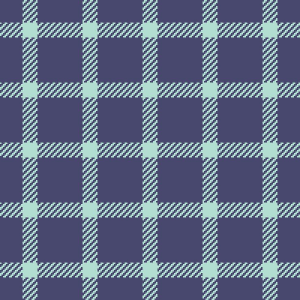 Elegant teal and navy blue plaid pattern. Perfect for textile design, apparel, packaging, or website backgrounds. vector