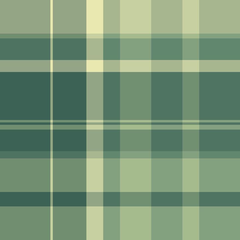 Abstract plaid pattern in muted green tones. Modern, geometric design, ideal for backgrounds, textiles, or web design. Fresh versatile. vector