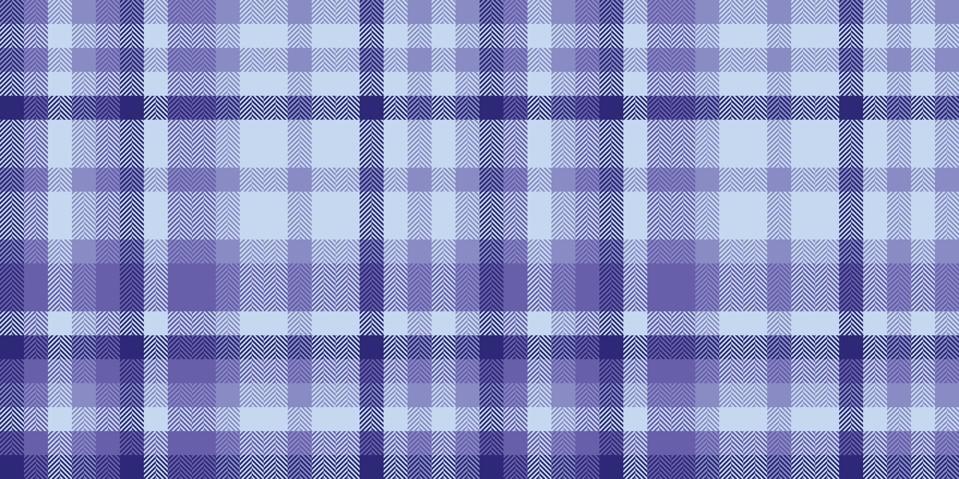 Serene pastel purple and blue plaid pattern. Ideal for textile design, fashion, website backgrounds, and stationery. Subtle yet stylish, this repeating texture evokes calmness and sophistication. vector