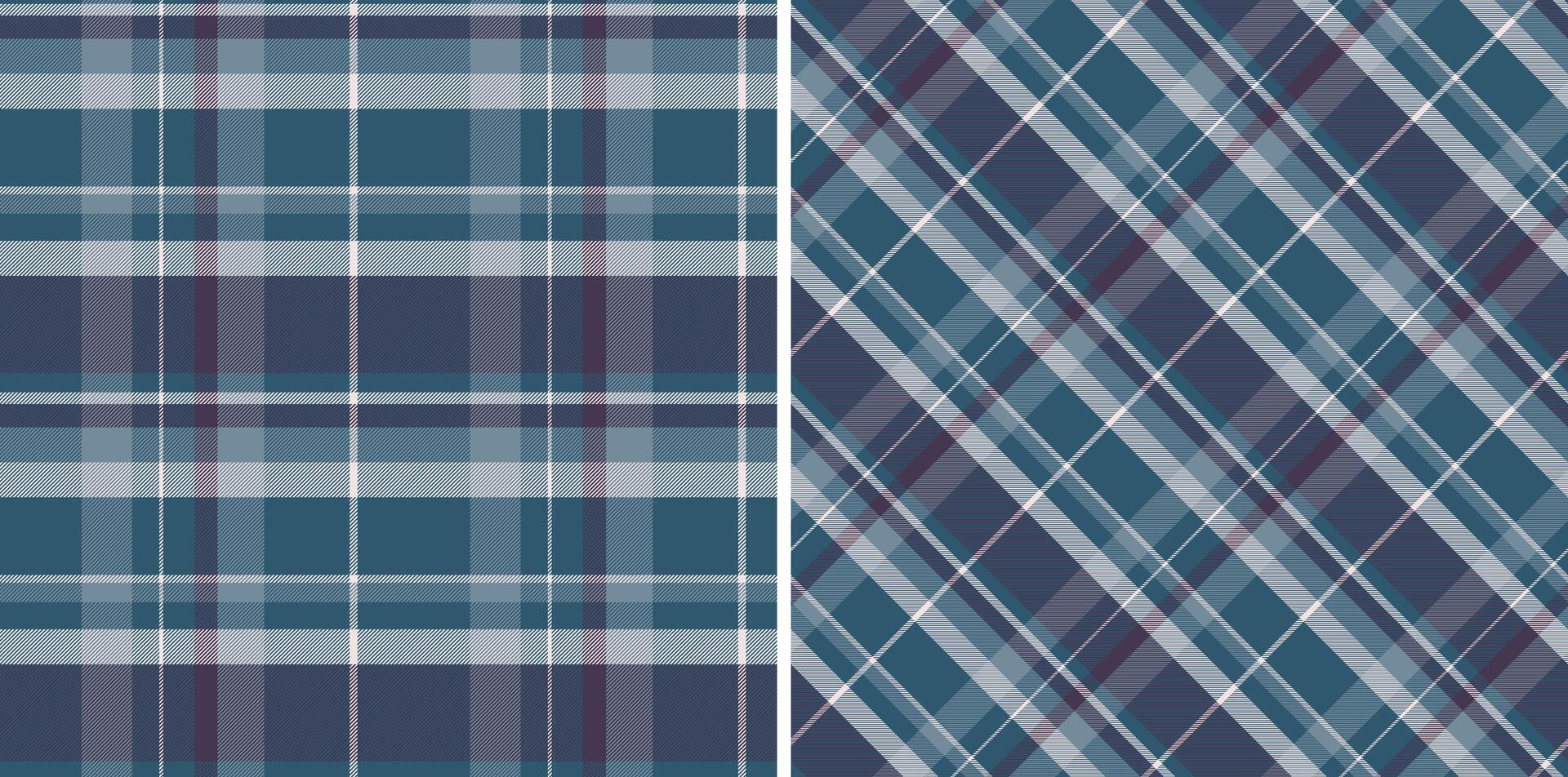 Pattern texture seamless of check background with a fabric tartan textile plaid. Set in dark colors. Tile flooring trends. vector