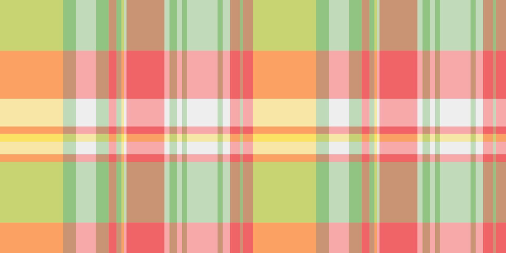 Pastel plaid pattern. Perfect for textile design, fashion, websites, or backgrounds. Soft, cheerful colors create a calming and stylish aesthetic. Ideal for springsummer projects. vector