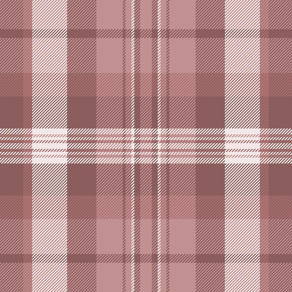 Elegant blush pink and brown plaid pattern. Perfect for textile design, apparel, website backgrounds, or packaging. Subtle texture and muted tones create a sophisticated and calming aesthetic. vector