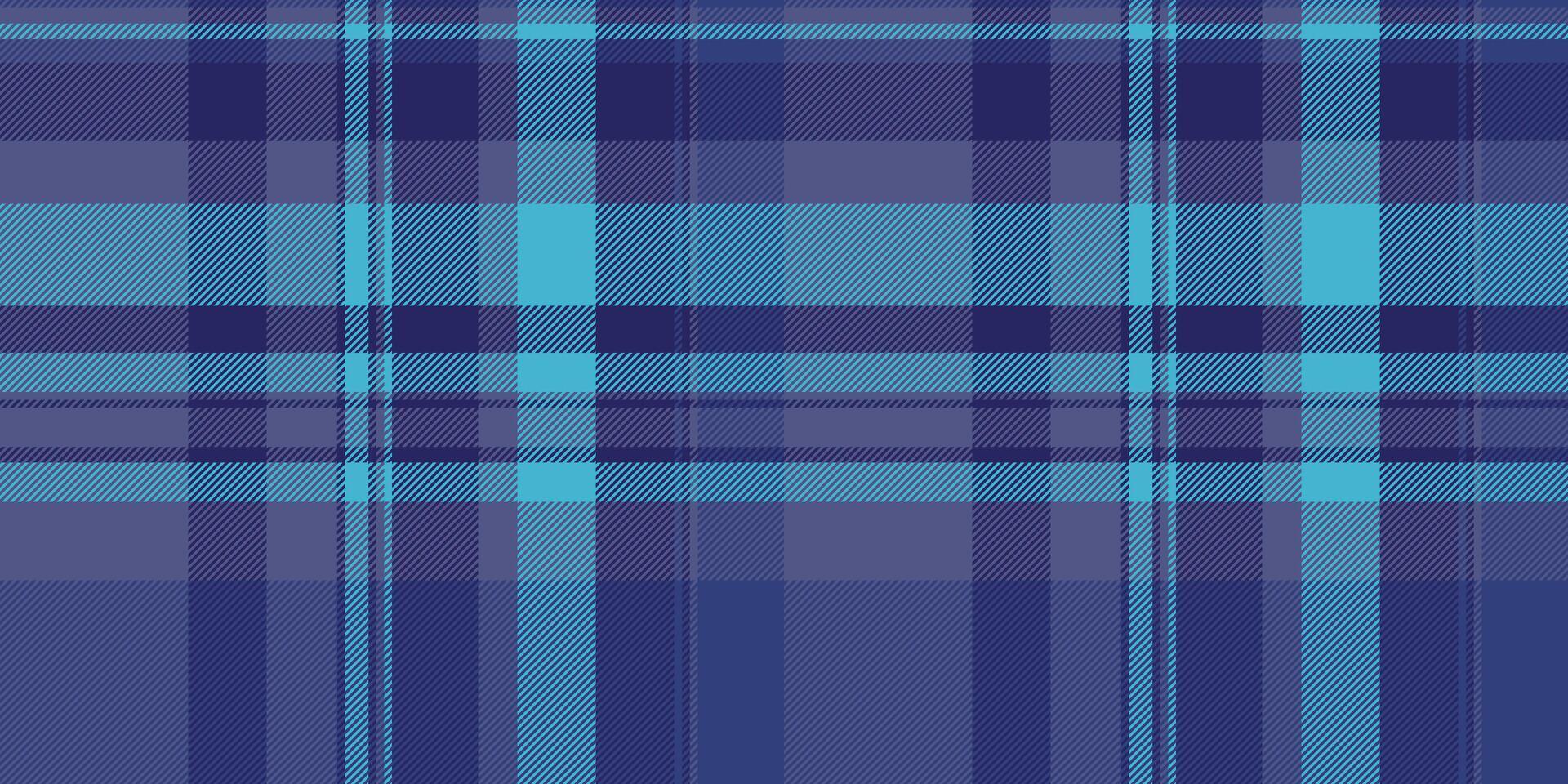 Seamless cooltoned plaid pattern in shades of blue and teal. Perfect for textile designs, website backgrounds, or fashion projects. vector