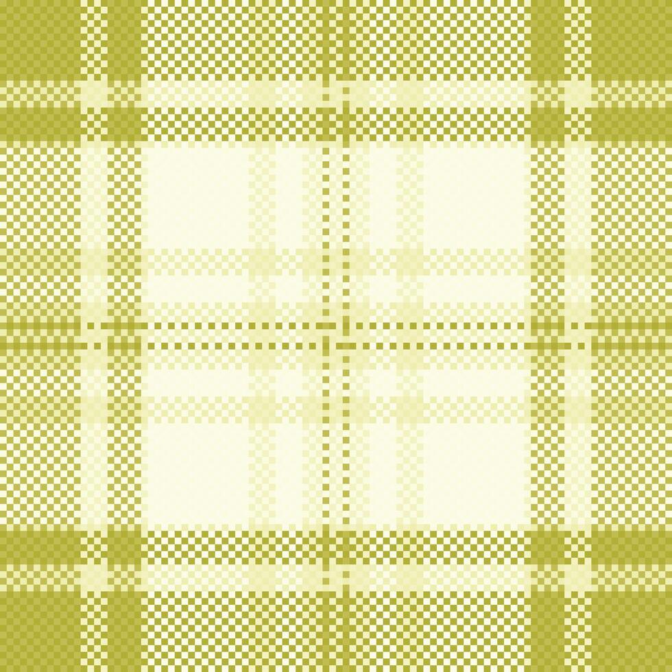 Elegant pastel green and cream plaid pattern. Perfect for textile design, website backgrounds, or packaging. This subtle, sophisticated texture evokes feelings of calm and tranquility. vector