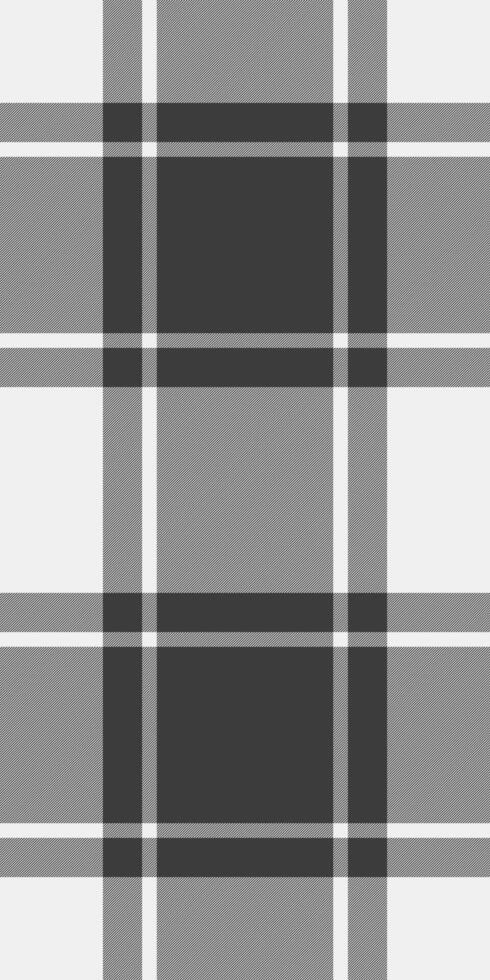 Choose seamless pattern, femininity tartan textile plaid. Sketch fabric texture check background in white and grey colors. vector