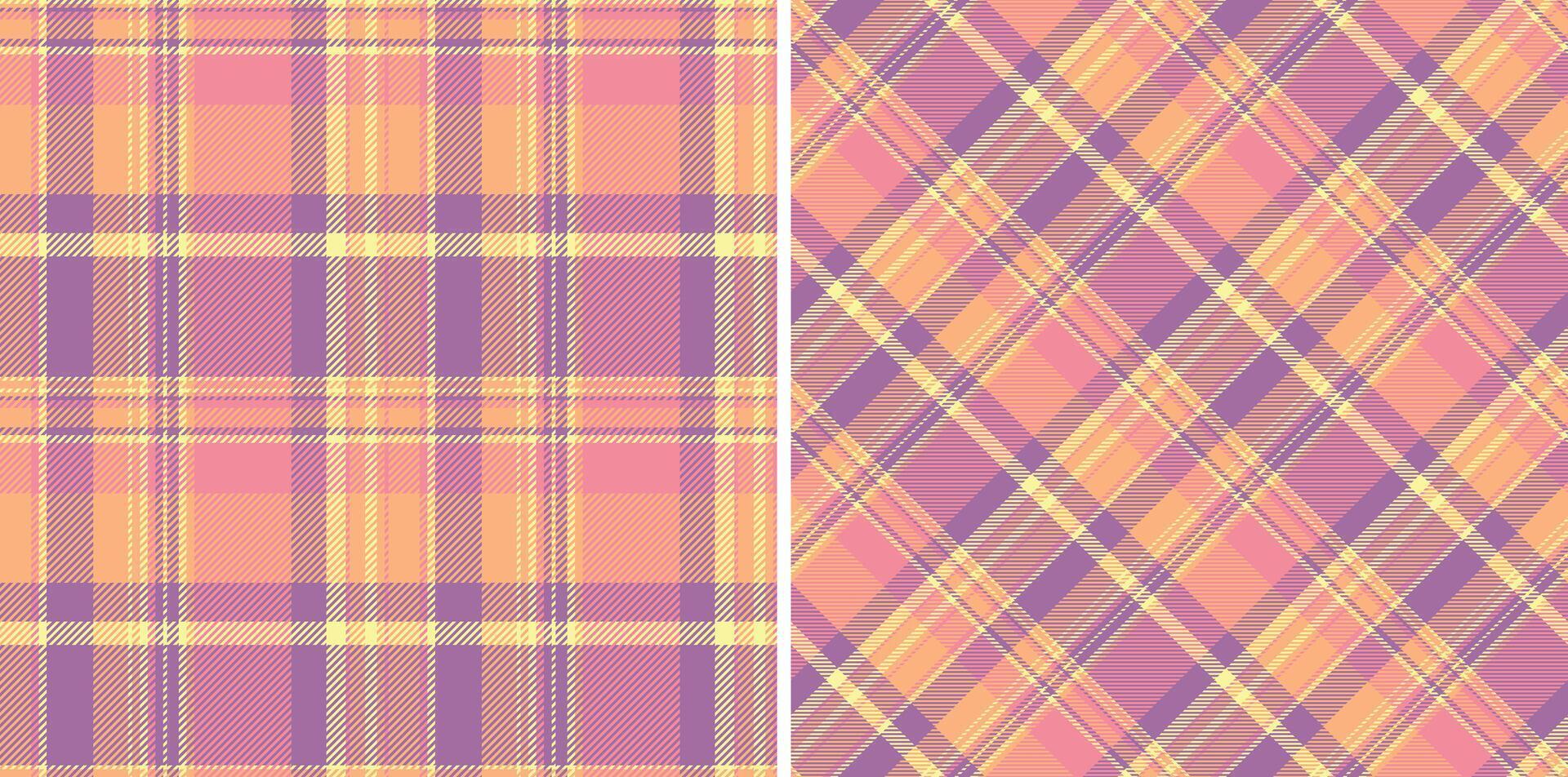 Seamless plaid pattern of check tartan fabric with a texture textile background. Set in sky colors for book cover design ideas. vector