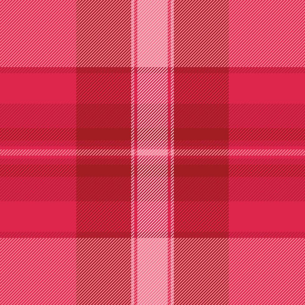 Vibrant pink and red plaid pattern. Perfect for textile design, fashion, website backgrounds, or any project needing a stylish and textured backdrop. vector