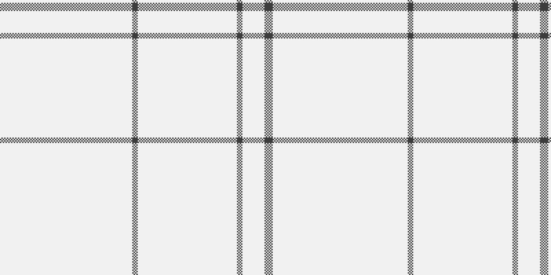 Subtle grayscale plaid pattern. Elegant and minimalist design, perfect for website backgrounds, textiles, or packaging. Conveys order, sophistication, and timeless style. vector