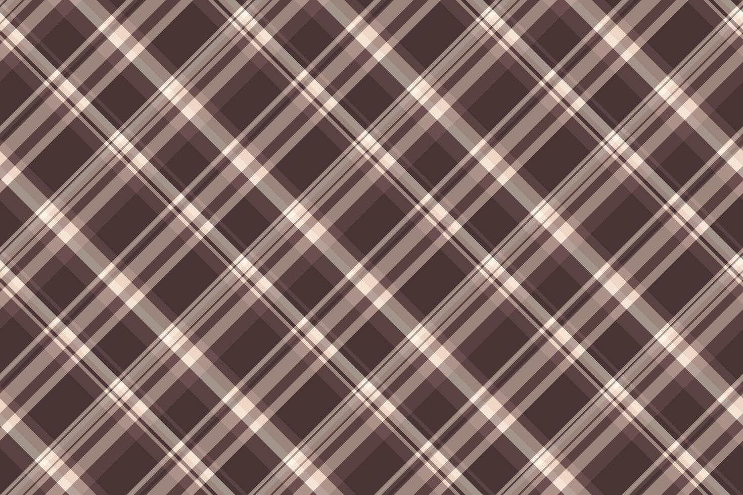 Classic plaid pattern in warm brown and beige hues. Versatile background for textiles, design, or digital media. Conveying a sense of tradition, comfort, style. vector