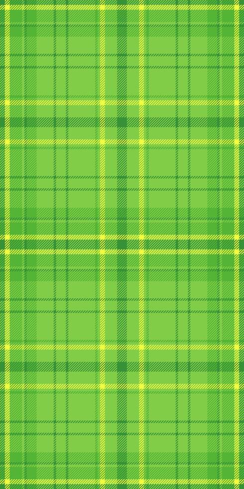 Chinese new year seamless textile plaid, age fabric pattern texture. Gentle tartan background check in green and lime colors. vector