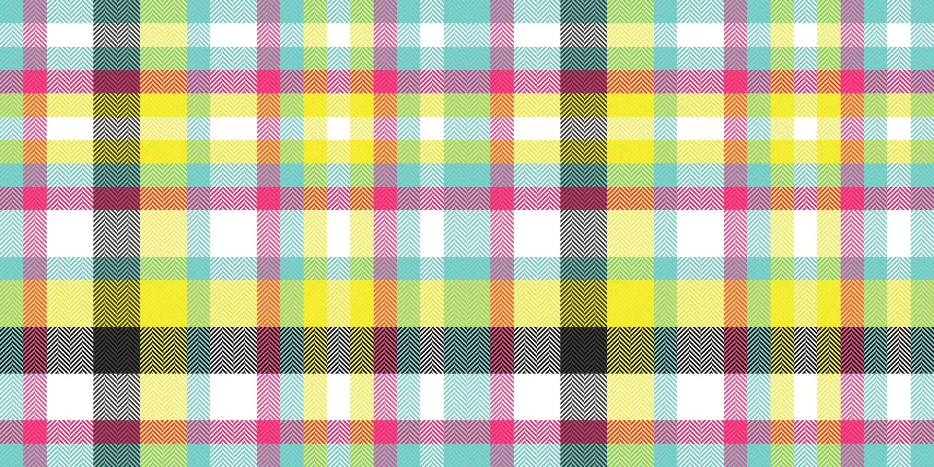 Vibrant pastel plaid pattern, perfect for textile designs, website backgrounds, or fashion illustrations. This cheerful, seamless texture evokes feelings of springtime and joy. vector