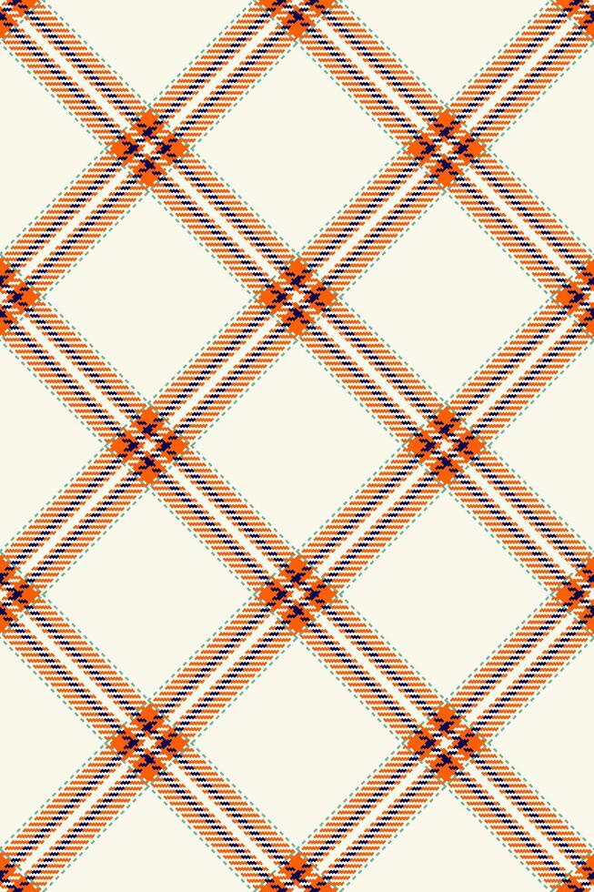 Vibrant orange and navy plaid pattern. A stylish, geometric design perfect for textile prints, apparel, packaging, or website backgrounds. vector
