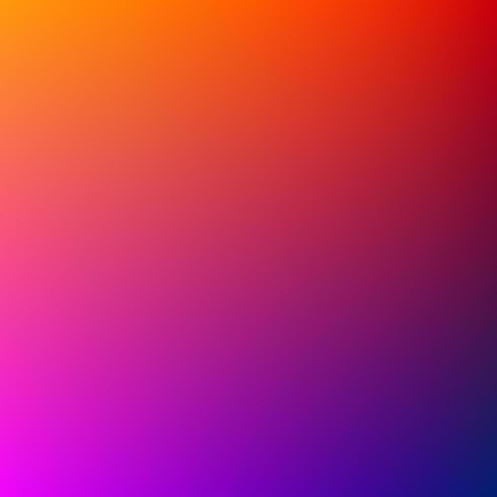 vibrant square gradient with red, orange, purple color blend. vector
