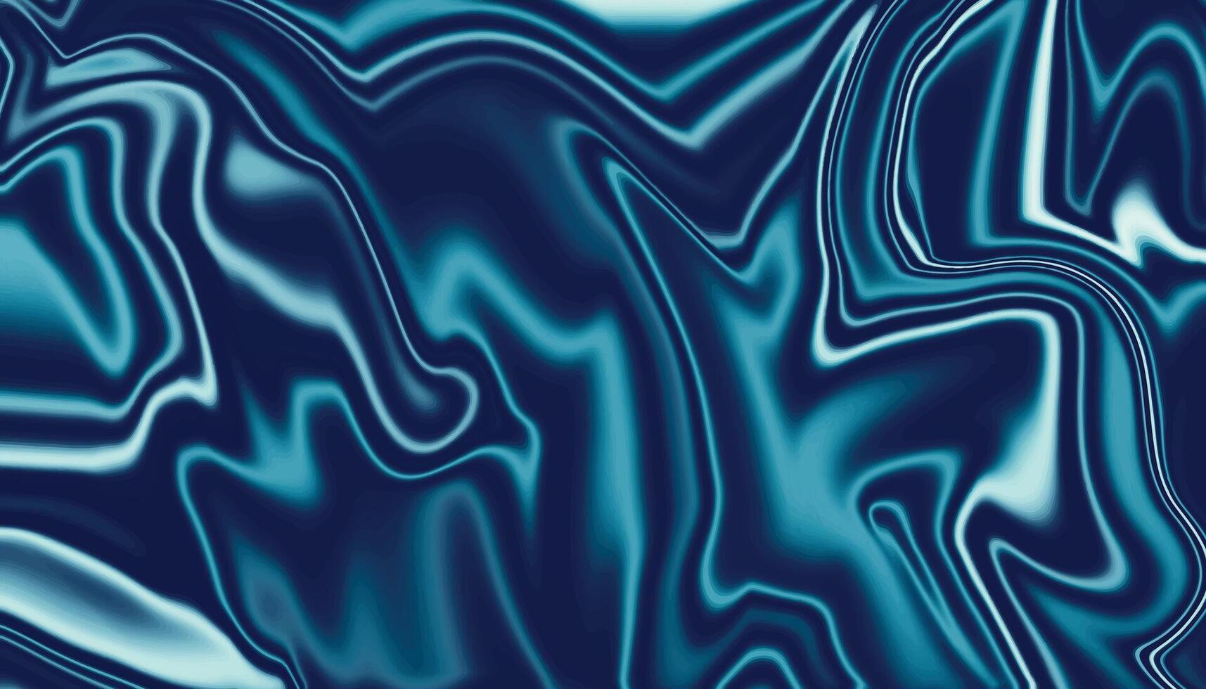 Blue Marble Abstract Liquid Texture Background with Glossy Waves vector
