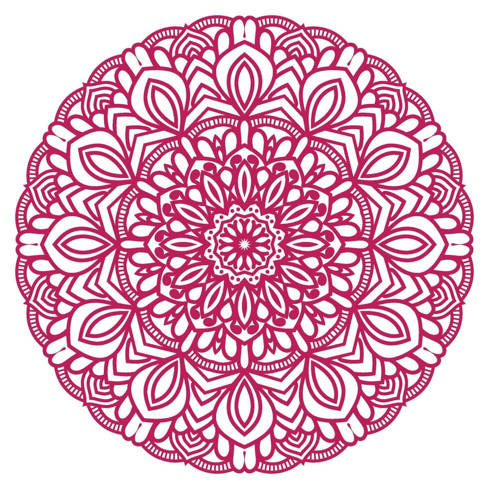 Luxury ornamental mandala design in background vector