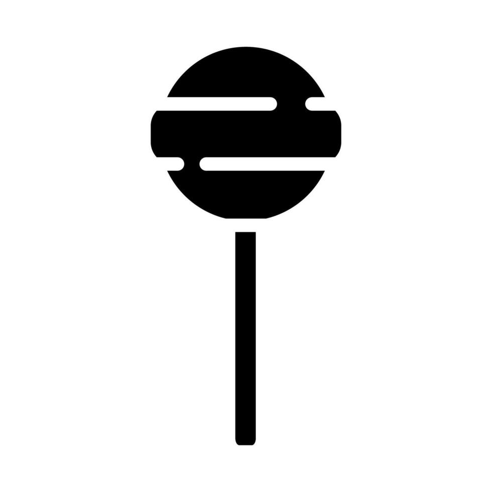 Lollipop glyph icon vector