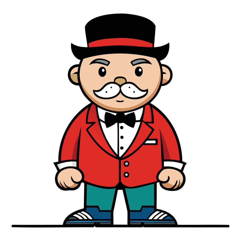 Magic Show Performer Art vector