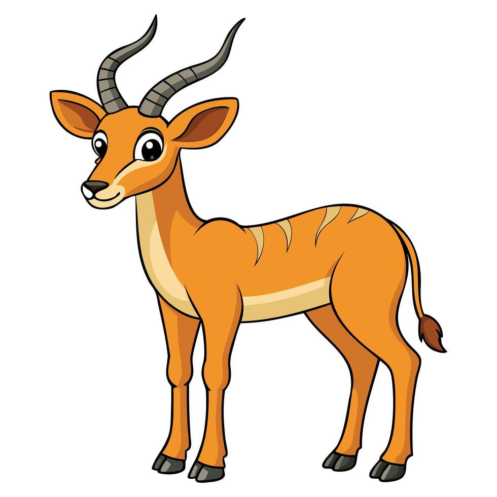 Graceful Antelope Graphics vector