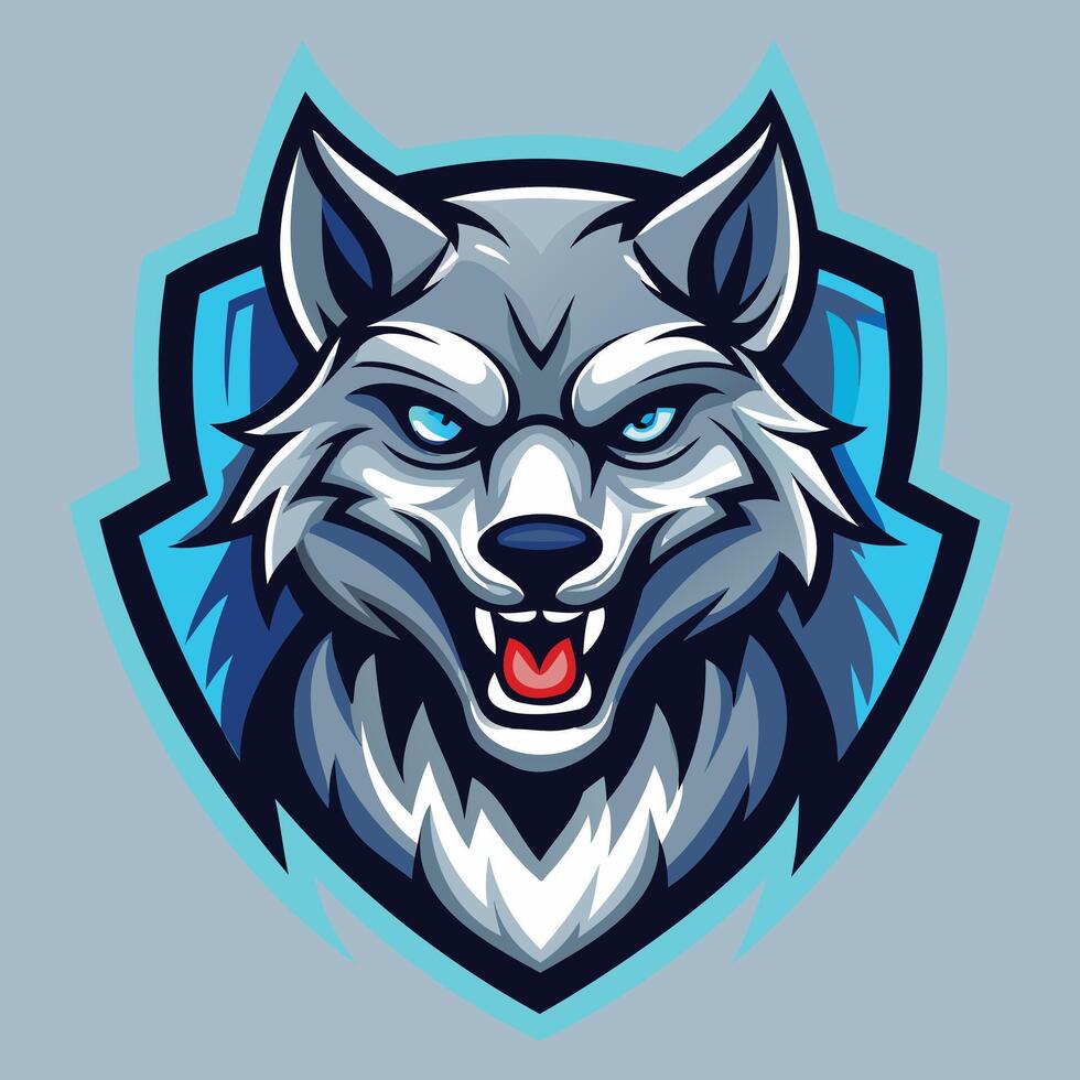 Futuristic Canine Logo vector