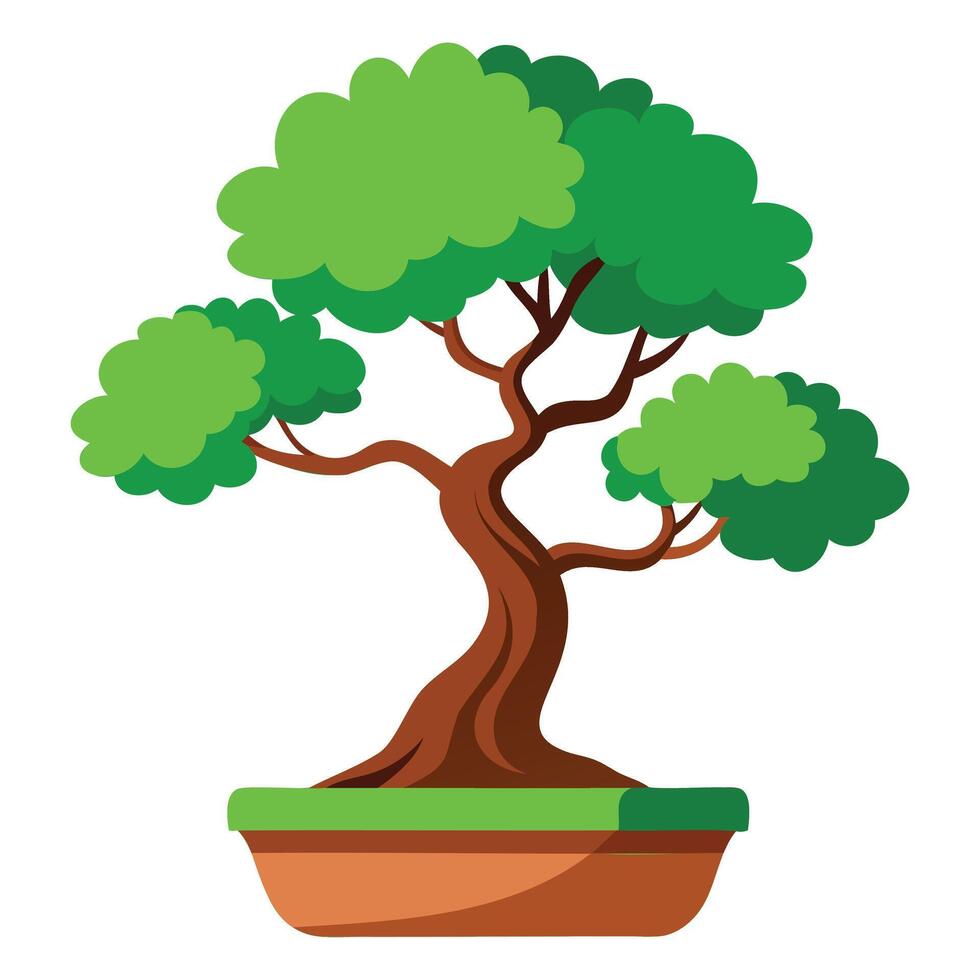 Sculpted Bonsai Nature Vectors