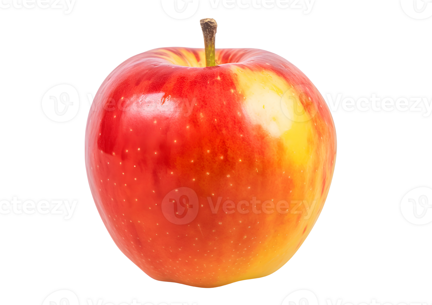 Red apple , transparent fruit with crisp and refreshing taste png