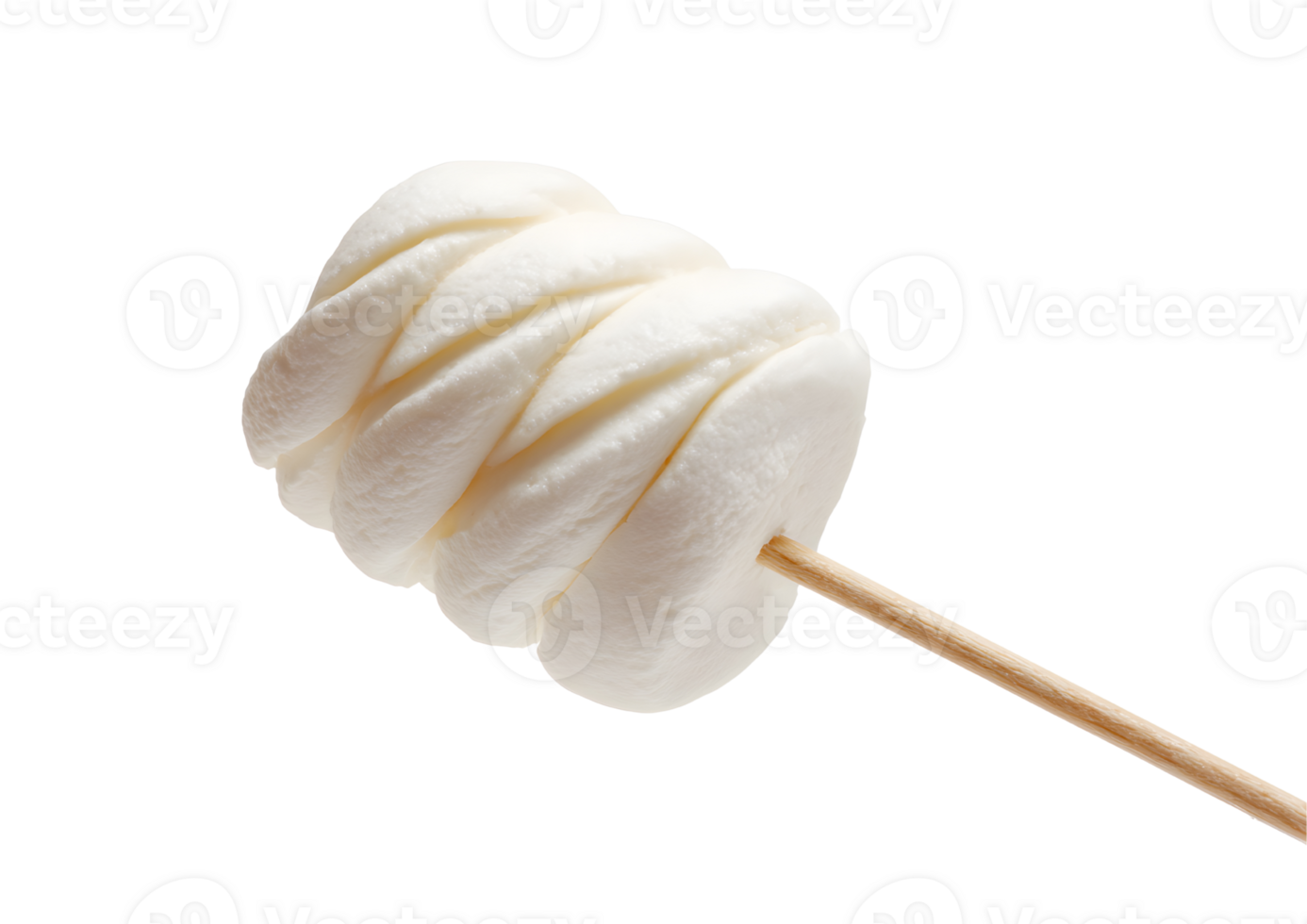 marshmallow with a variety of flavors and sprinkles on a transparent background, perfect for illustrations. png