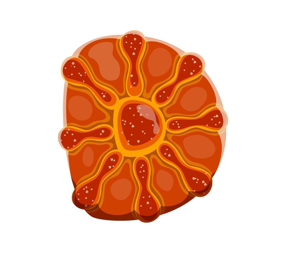 Day of the Dead font ritual bread letter D vector