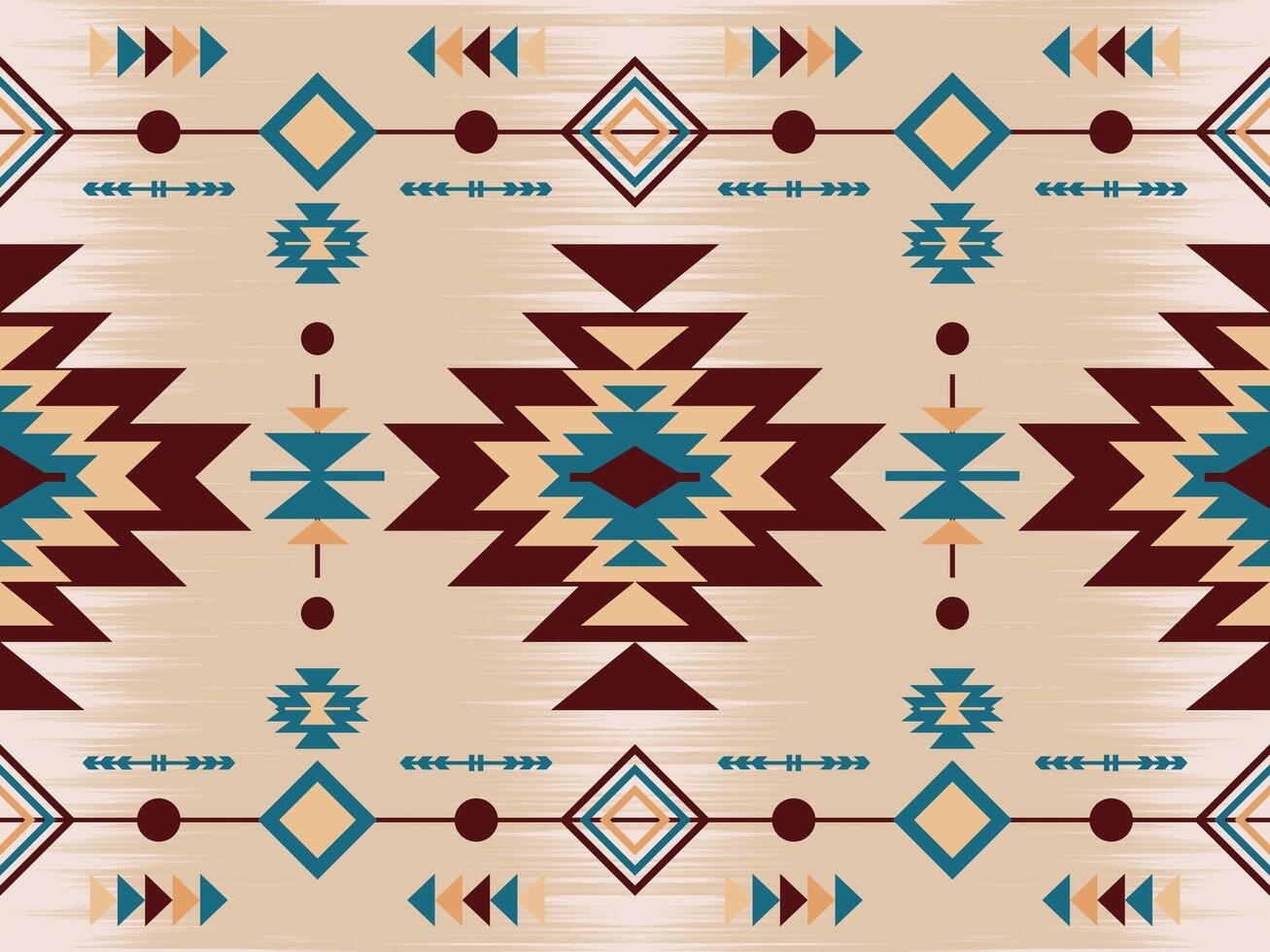American Navajo pattern design. vector