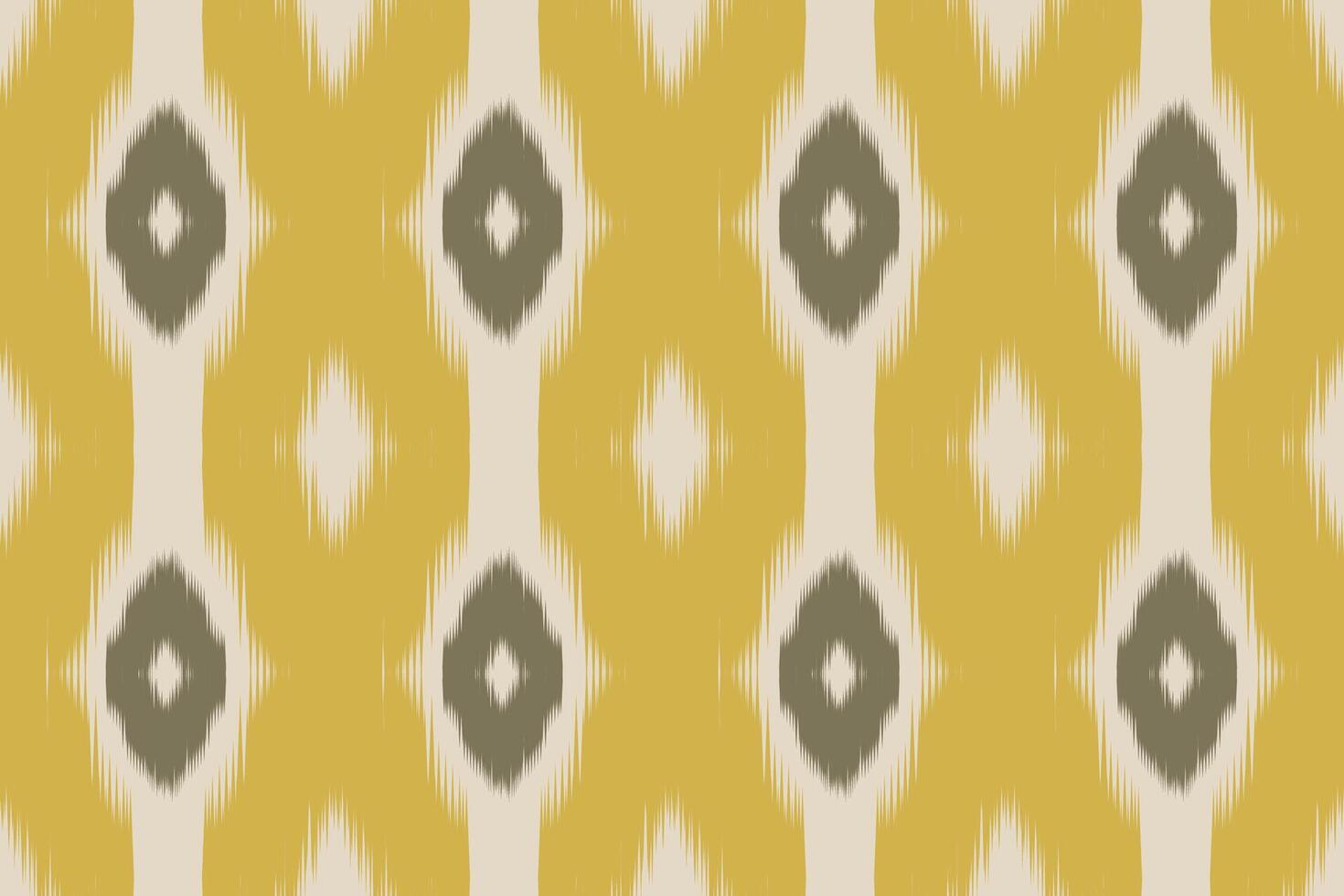 Yellow abstract background. Ikat Pattern Design for Fabric, clothing, textile, wrapping, background, wallpaper, carpet, embroidery, print vector