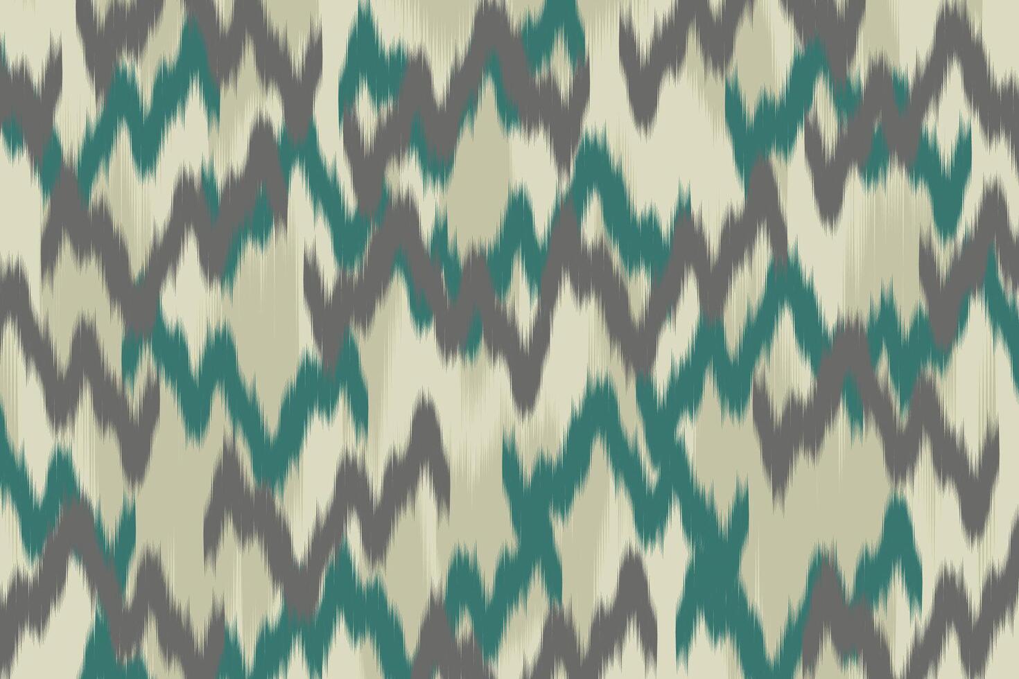 Abstract Ikat Pattern with Zigzag Design. Abstract Ikat Pattern design for Fabric, clothing vector