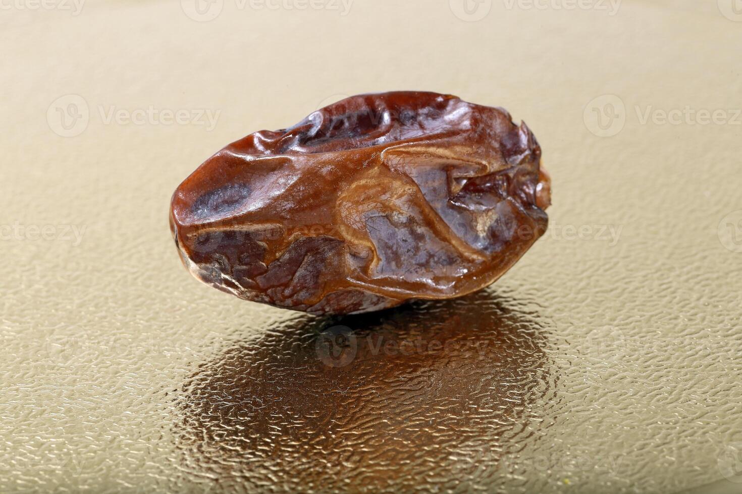 fresh date close up on tray background photo