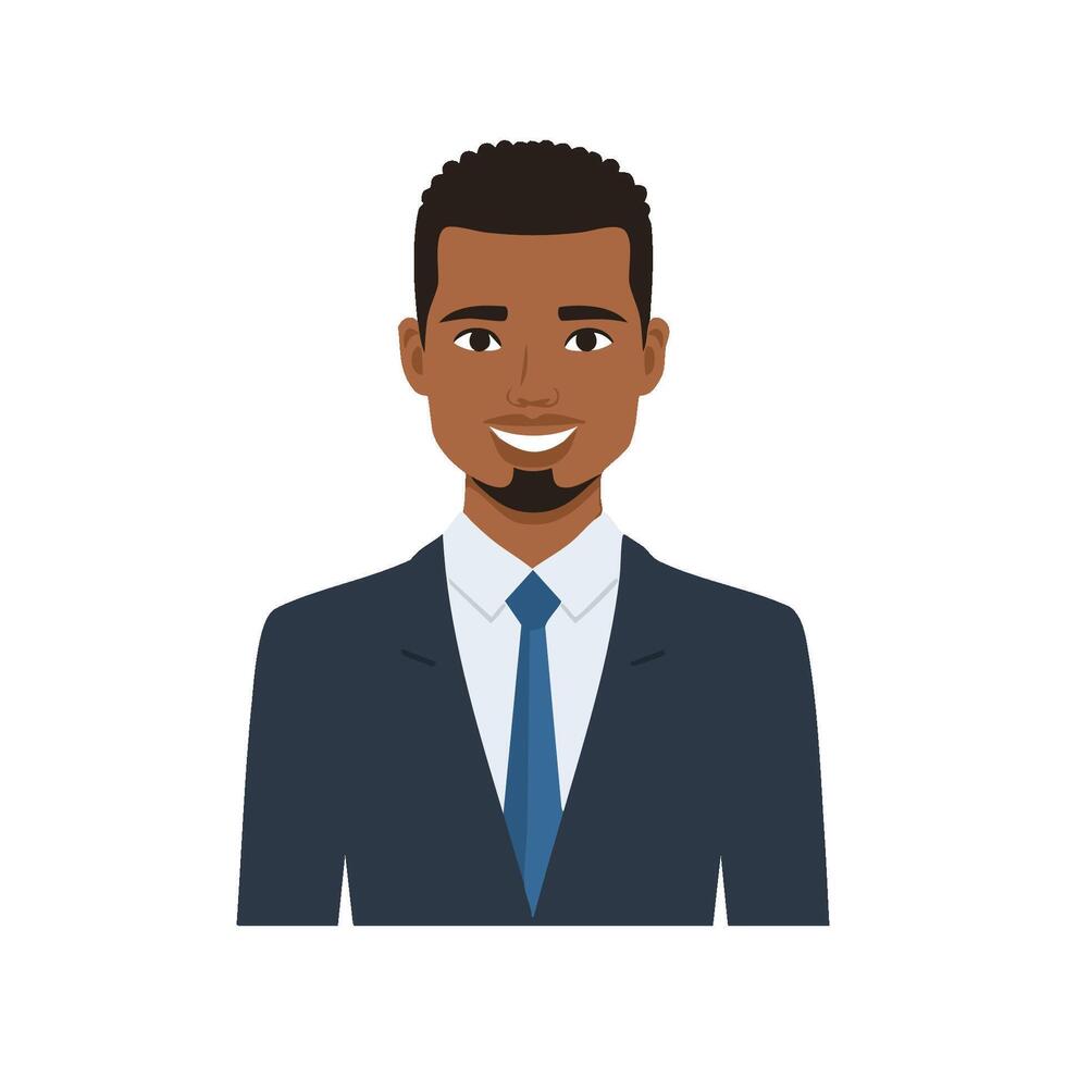 An illustration of a man in a suit vector