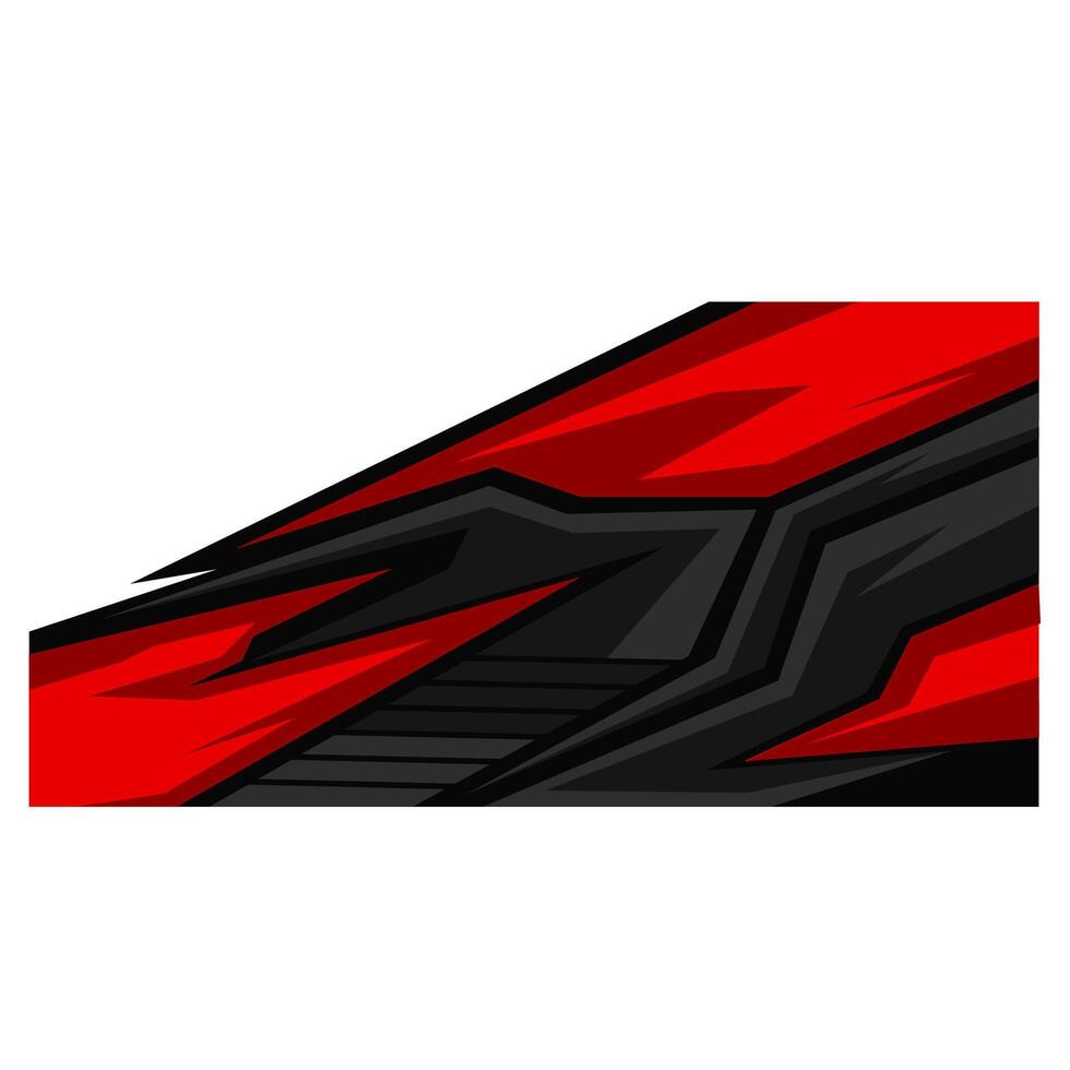 livery decal design for racing car background wrapping. vector