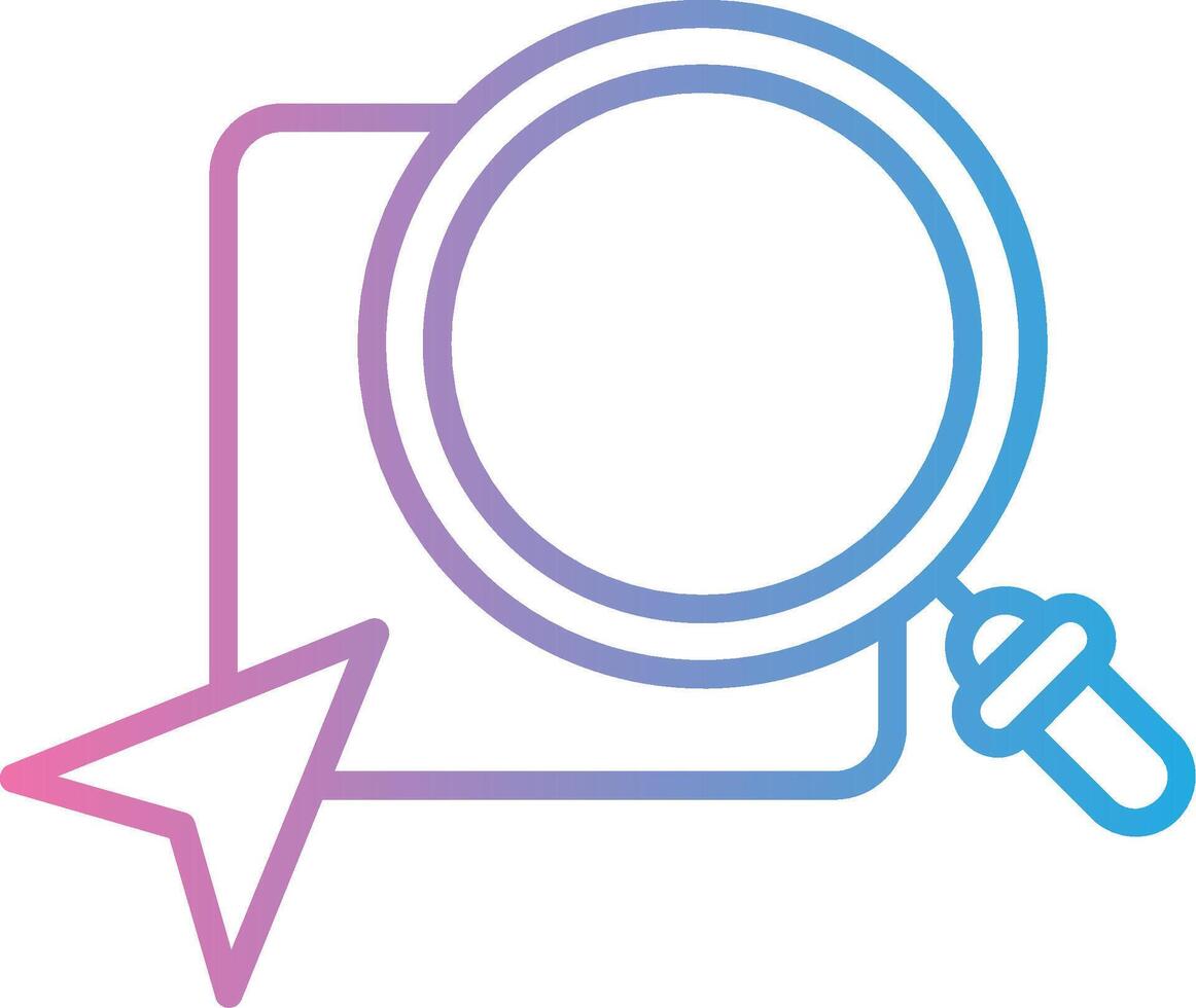 Search Shadowed Badge Graphic vector