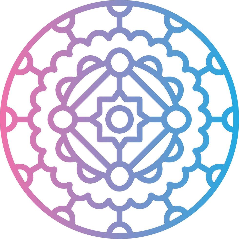 Mandala Mobile UX Object vector