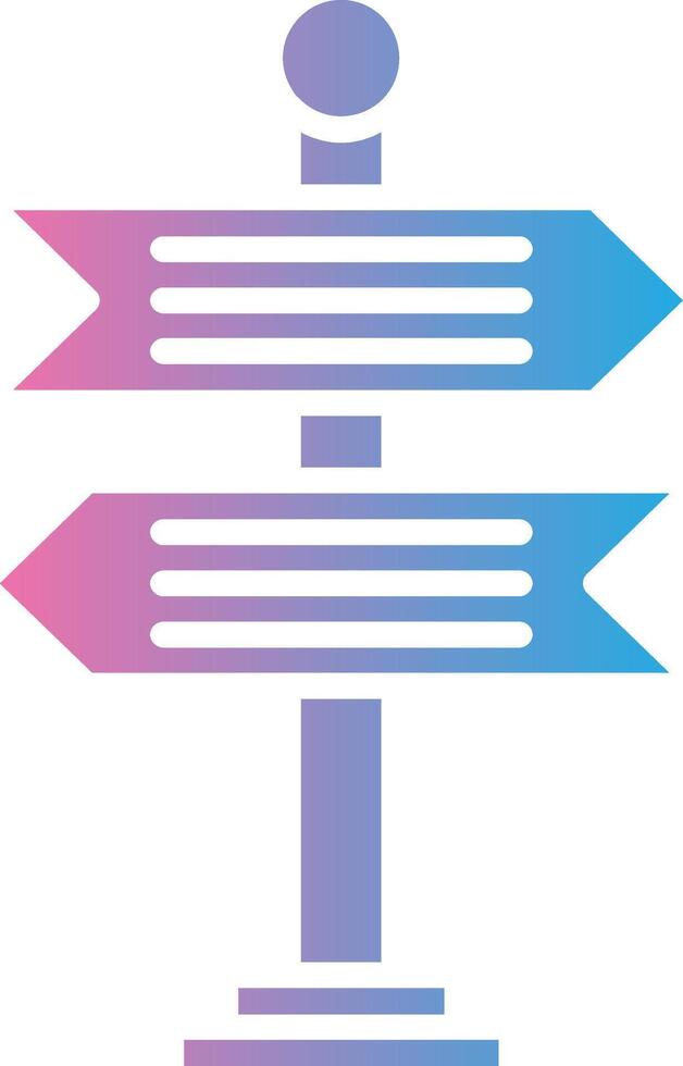 Road Sign NextGen UI Module vector
