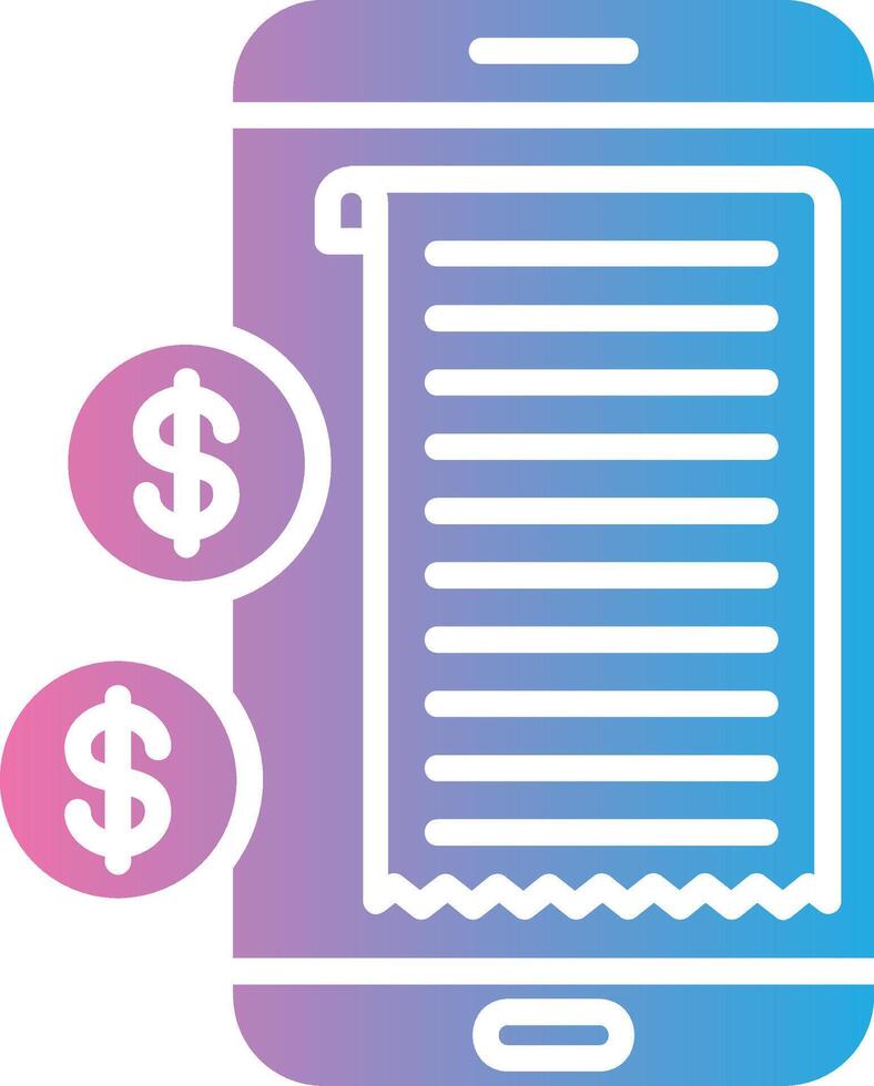 Receipt Advanced App Object vector