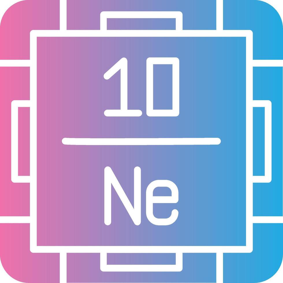 Neon Bold Shape Icon vector