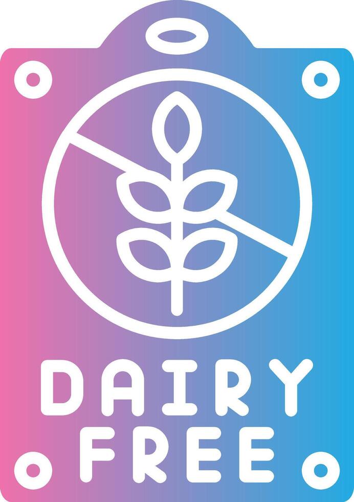 Gluten Free Trendy UI Label vector