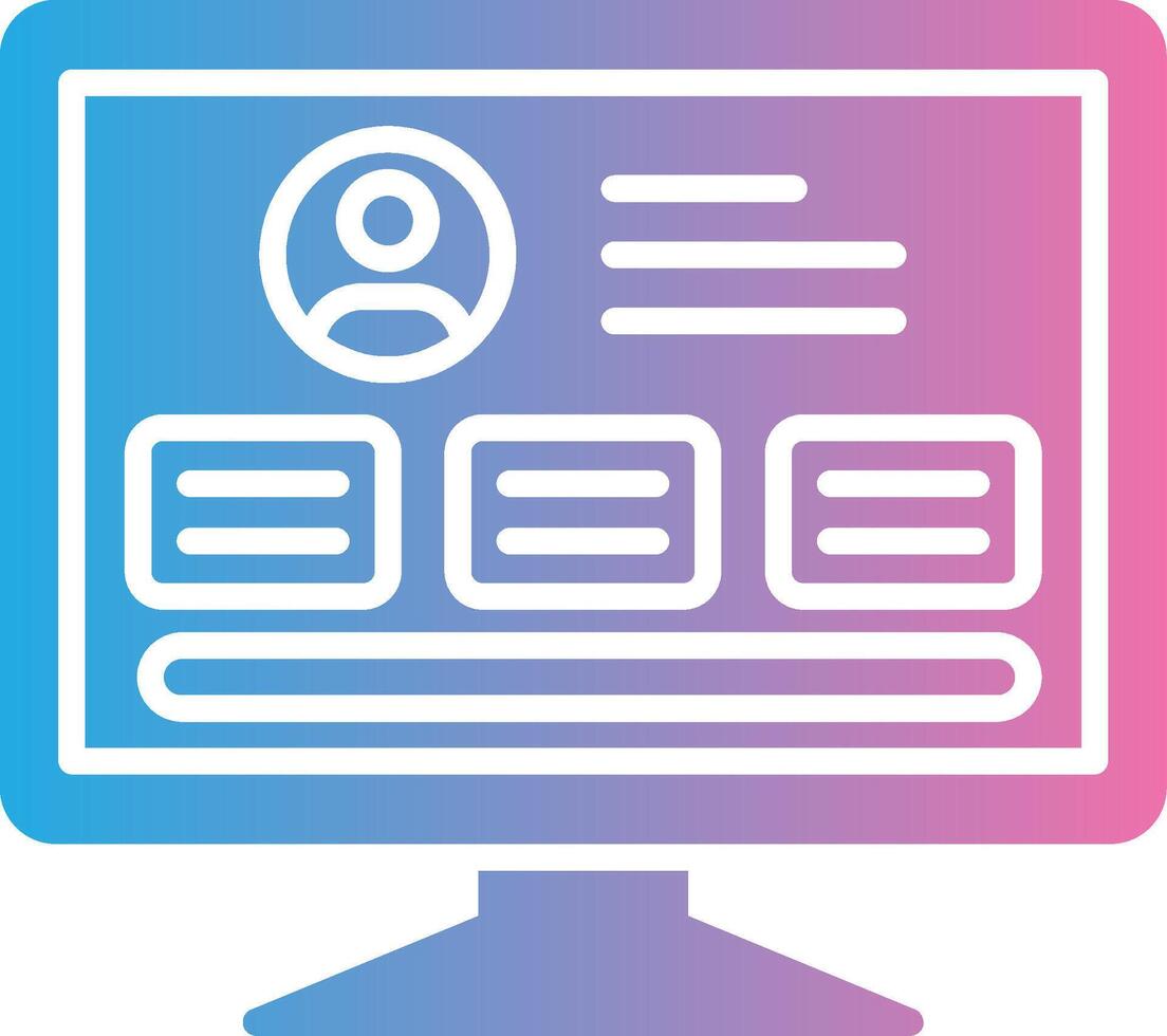 Profile Advanced UX Module vector