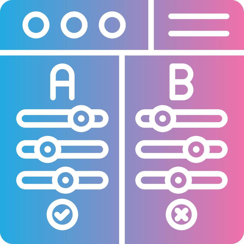 Ab Testing Versatile App Object vector