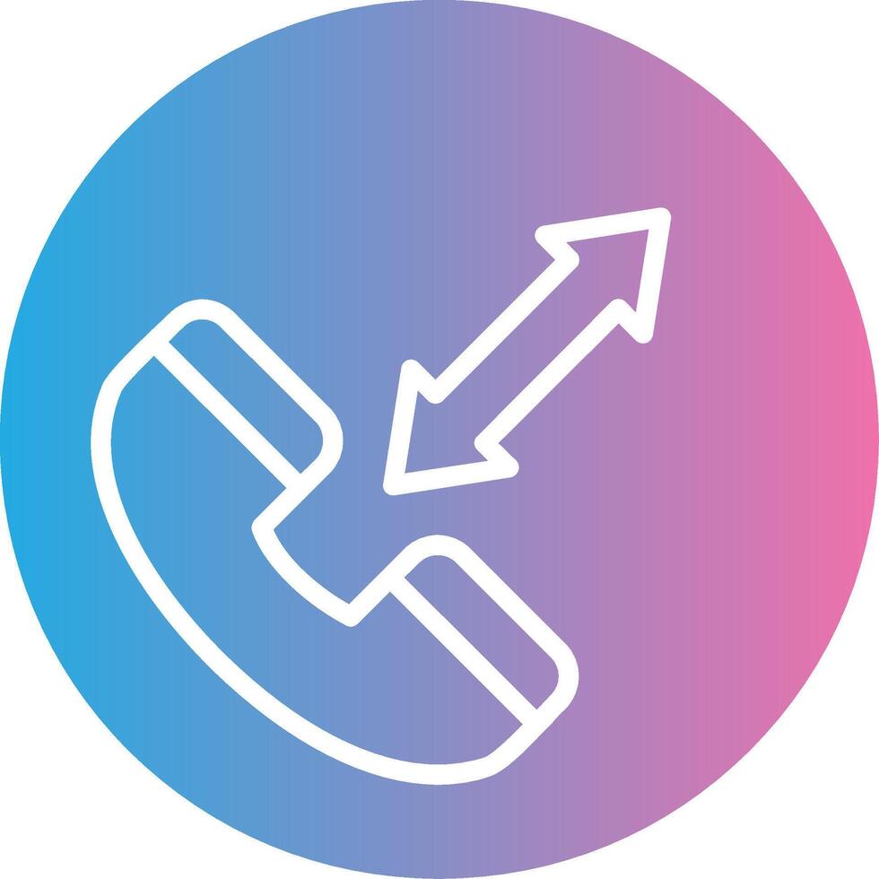 Telephone Call Responsive UX Token vector