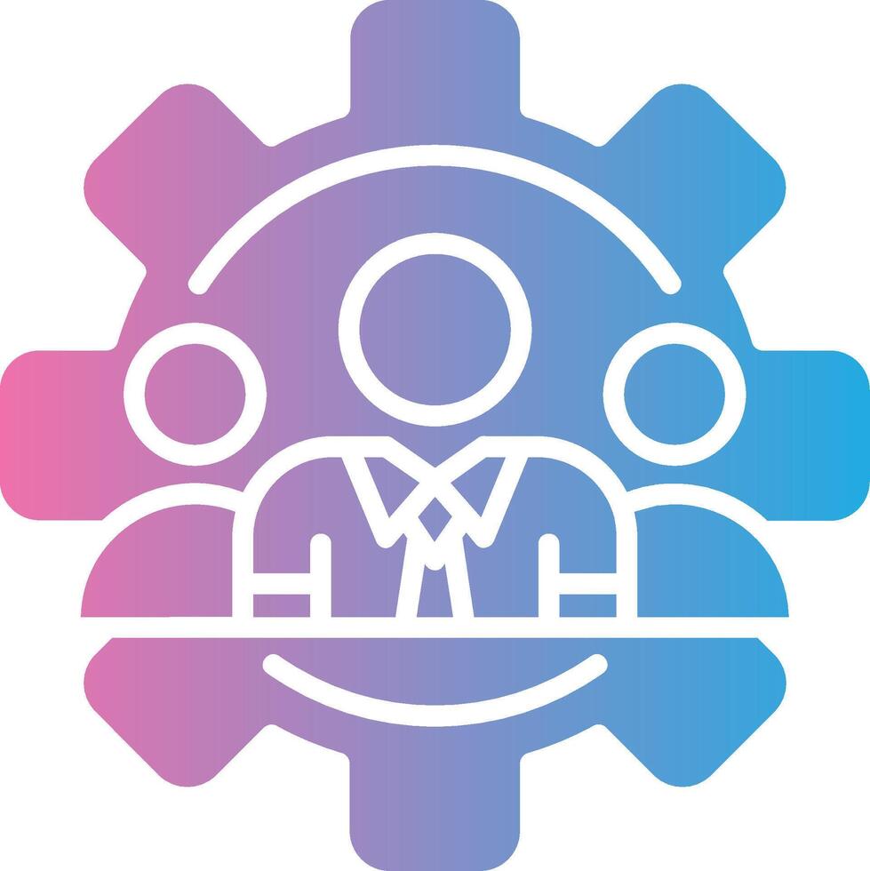 Team Management Clean Frame Graphic vector