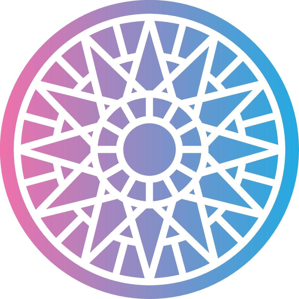 Mandala Polished Interface Symbol vector