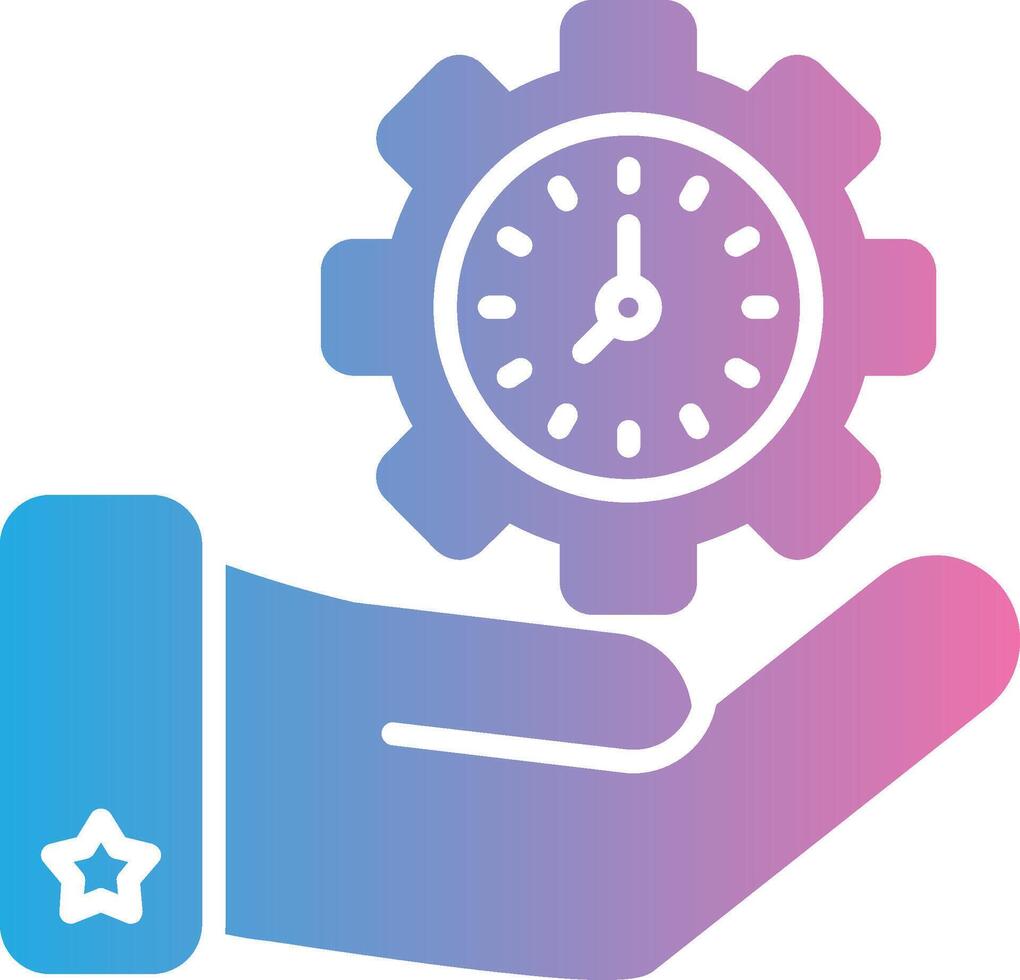 Time Management Streamlined Interface Symbol vector
