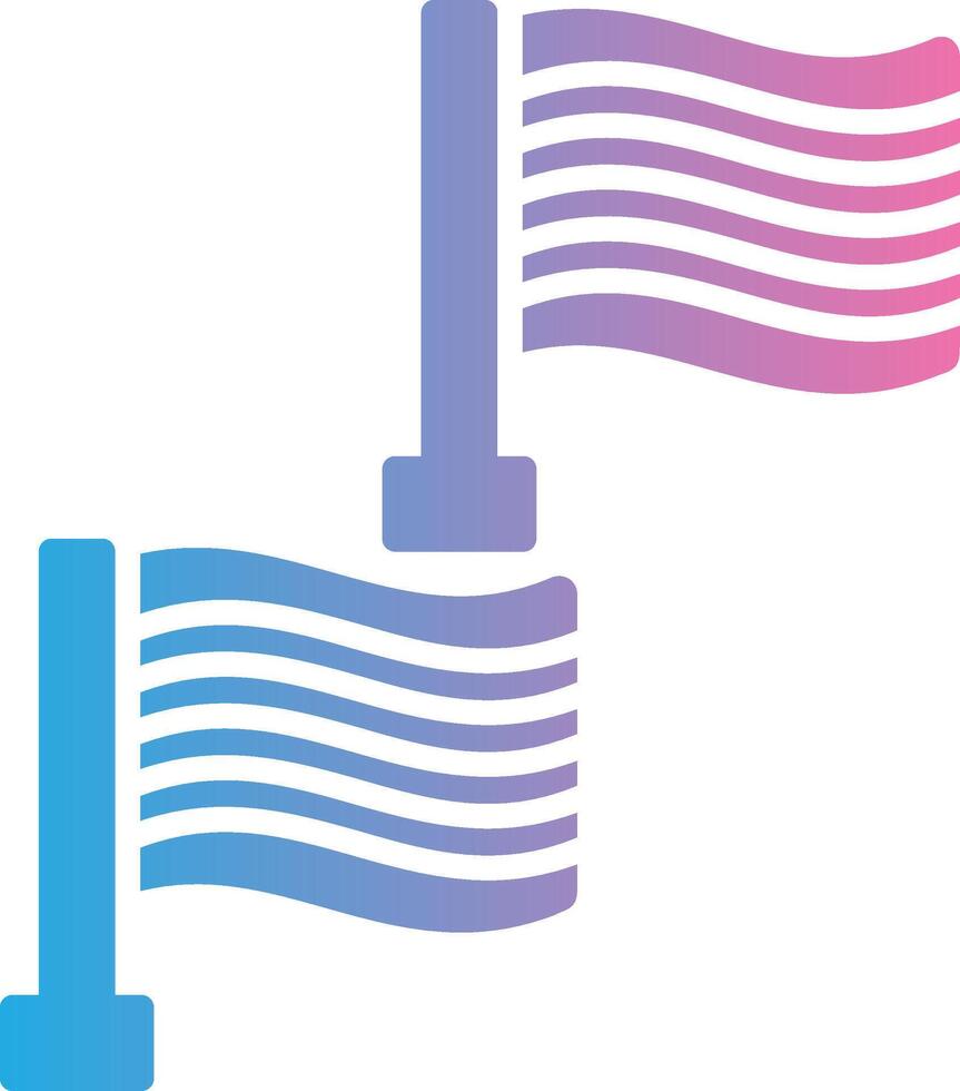Flag Optimized Line Drawing vector