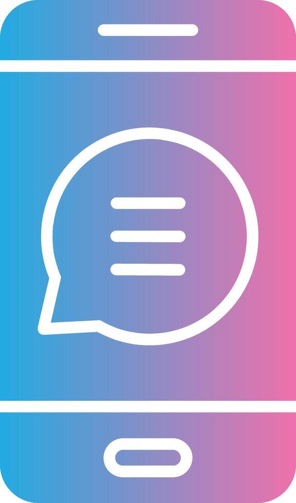 Smartphone Streamlined Design Token vector