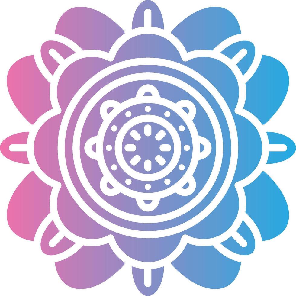 Mandala Streamlined App Object vector